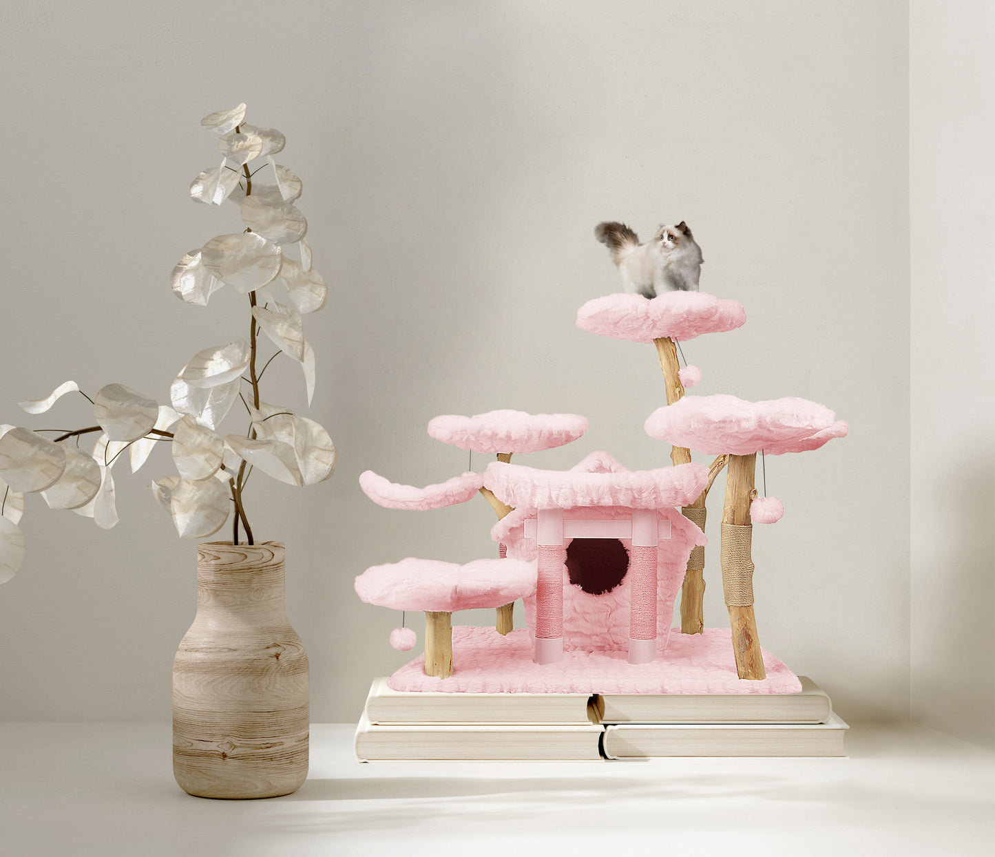 BLOSSOM SECRET GARDEN - KBS FLORAL CAT MANSION