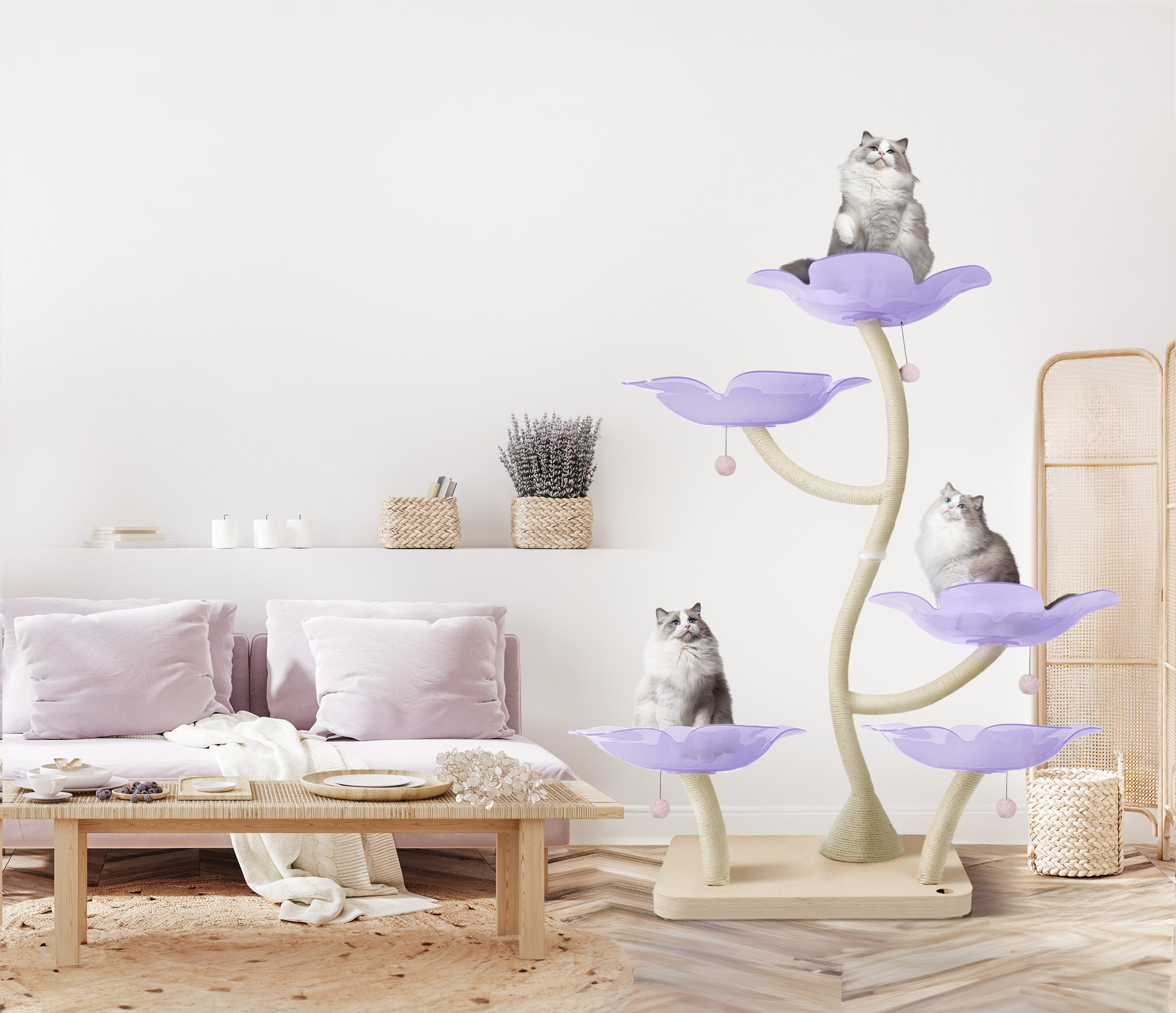 ORIGAMI FLOWERS: LAVENDER