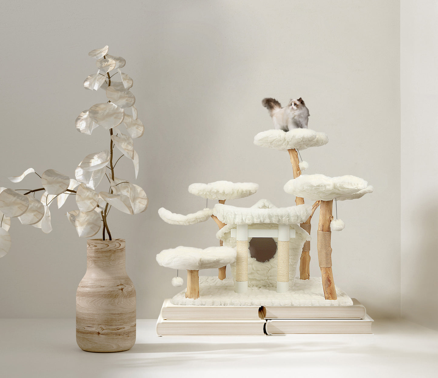 TEDDY BLANC SECRET SECRET GARDEN - KBS FLORAL CAT MANSION