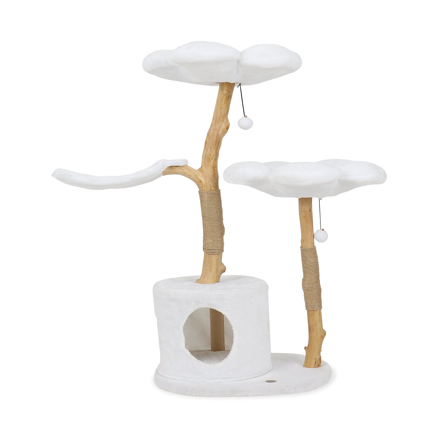 COZY PLUSH BLANC TRES - KBS FLORAL CAT TREE