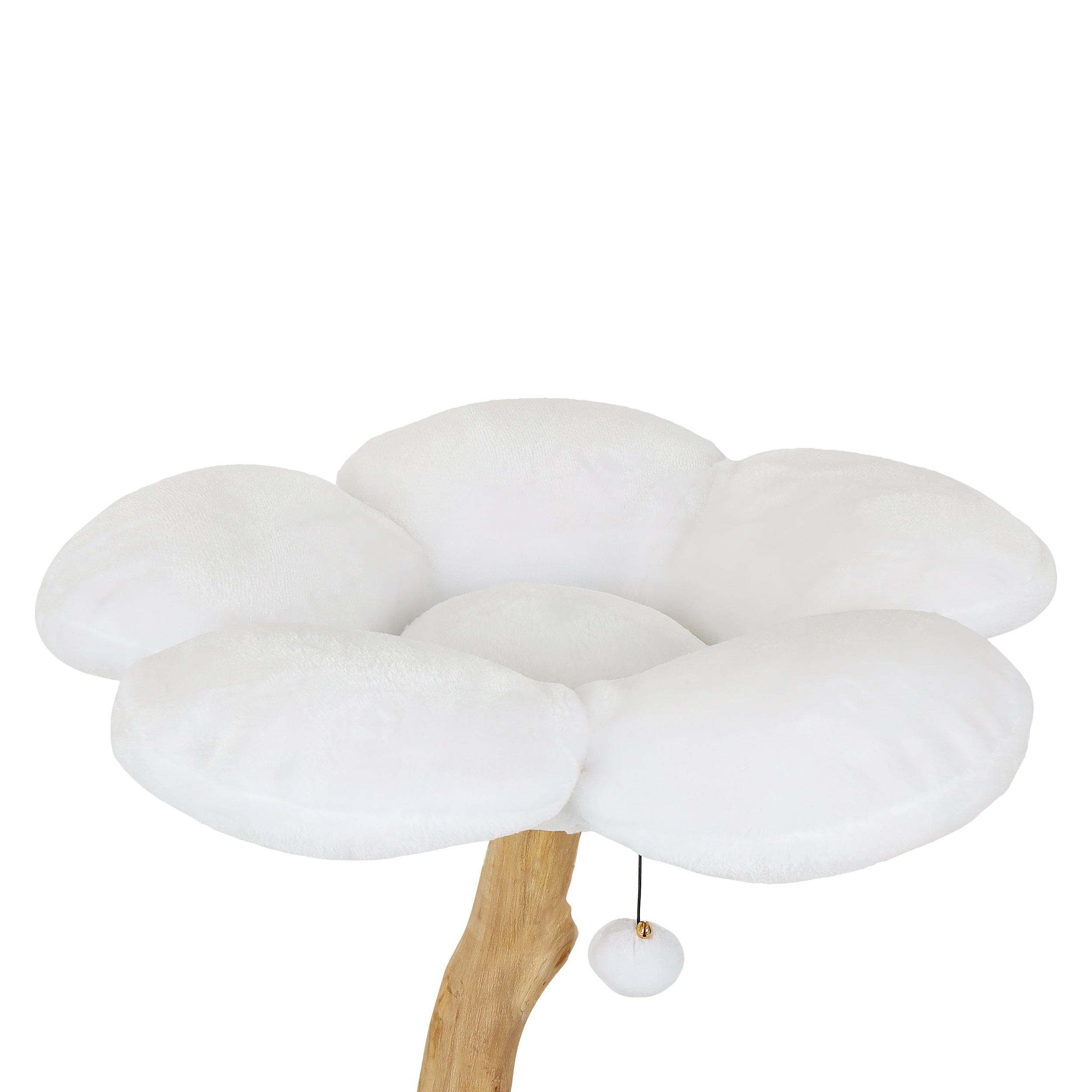 COZY PLUSH BLANC DOS - KBS FLORAL CAT TREE