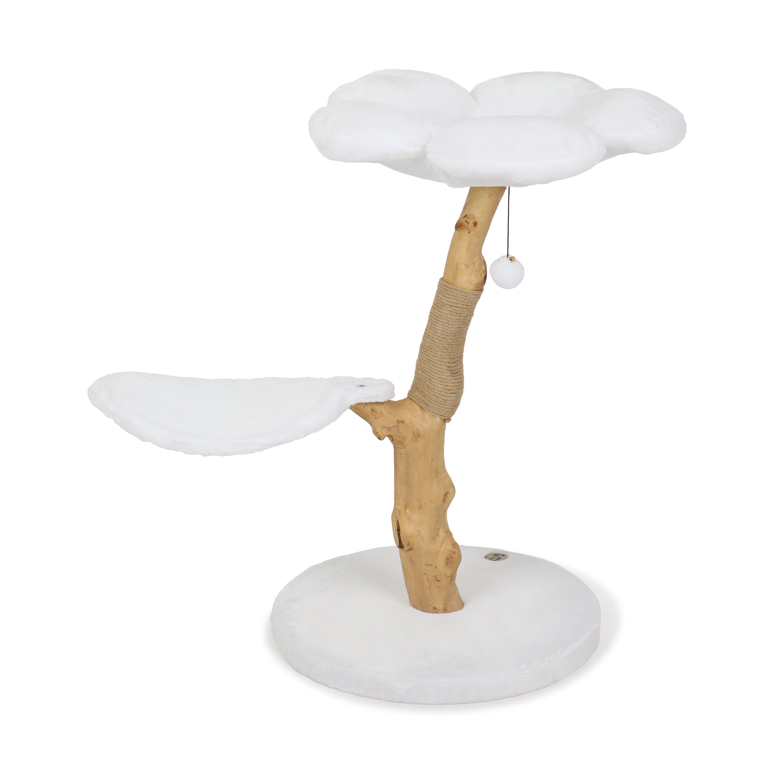 COZY PLUSH BLANC DOS - KBS FLORAL CAT TREE