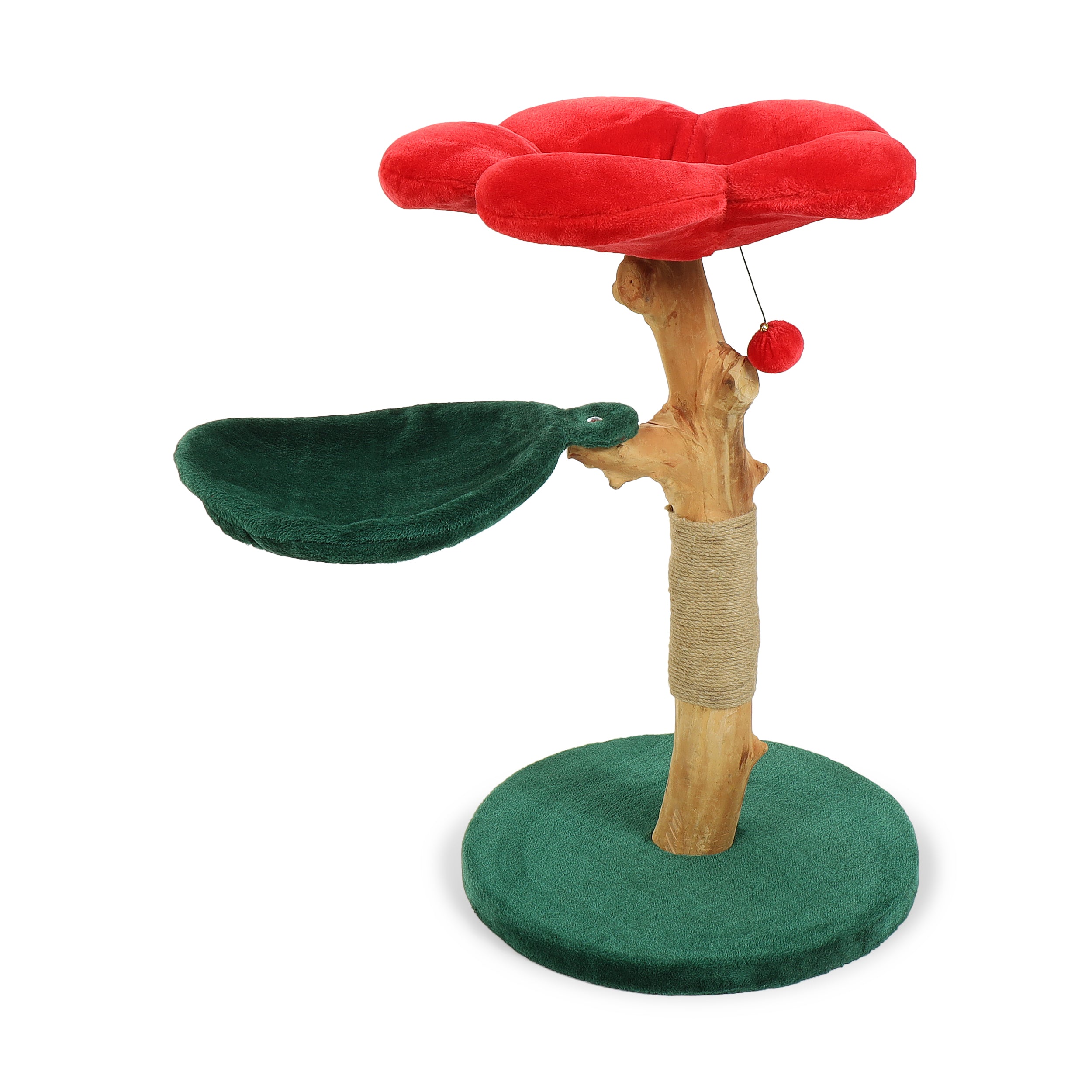 ZINNIA RED DOS - KBS FLORAL CAT TREE