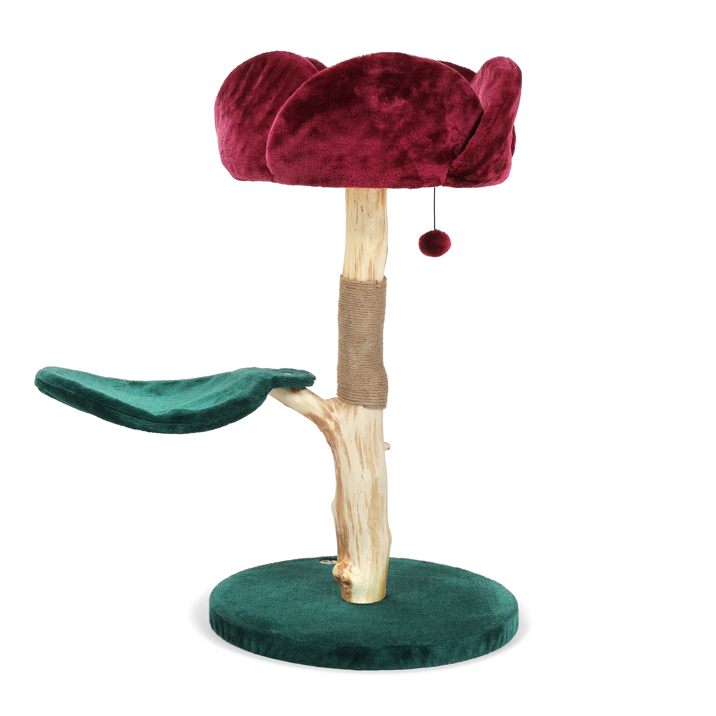 BURGUNDY ROSE - KBS FLORAL CAT TREE