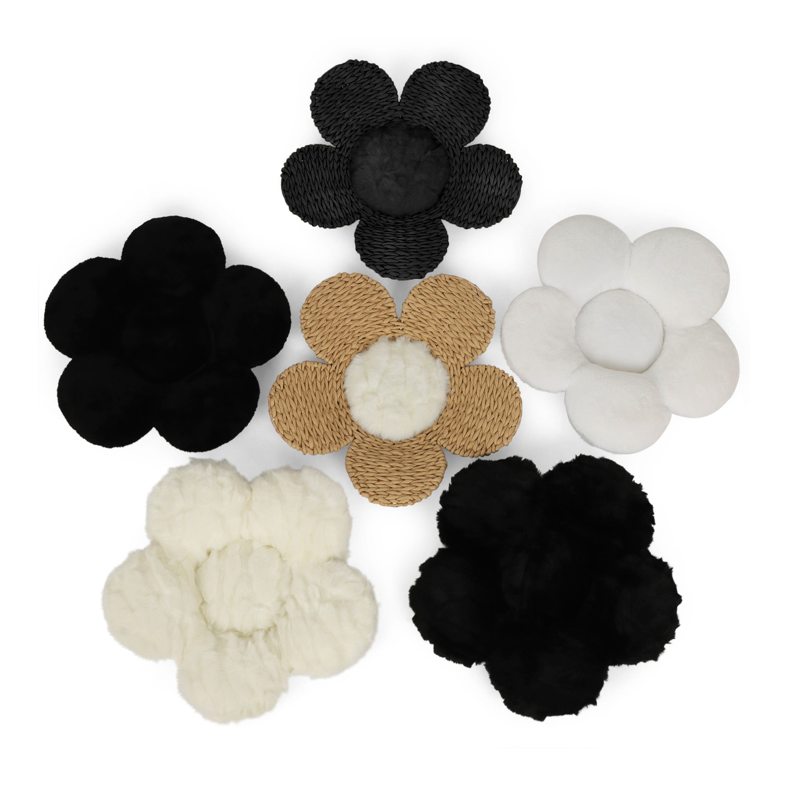MONOCHROME MIX & MATCH - KBS FLOWER CAT BED