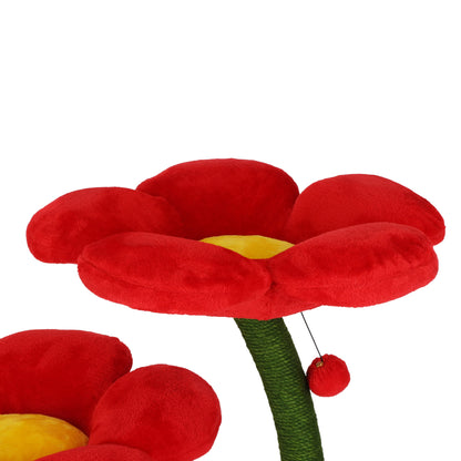 ZINNIA RED EDEN: THE GARDEN OF FLOWERS