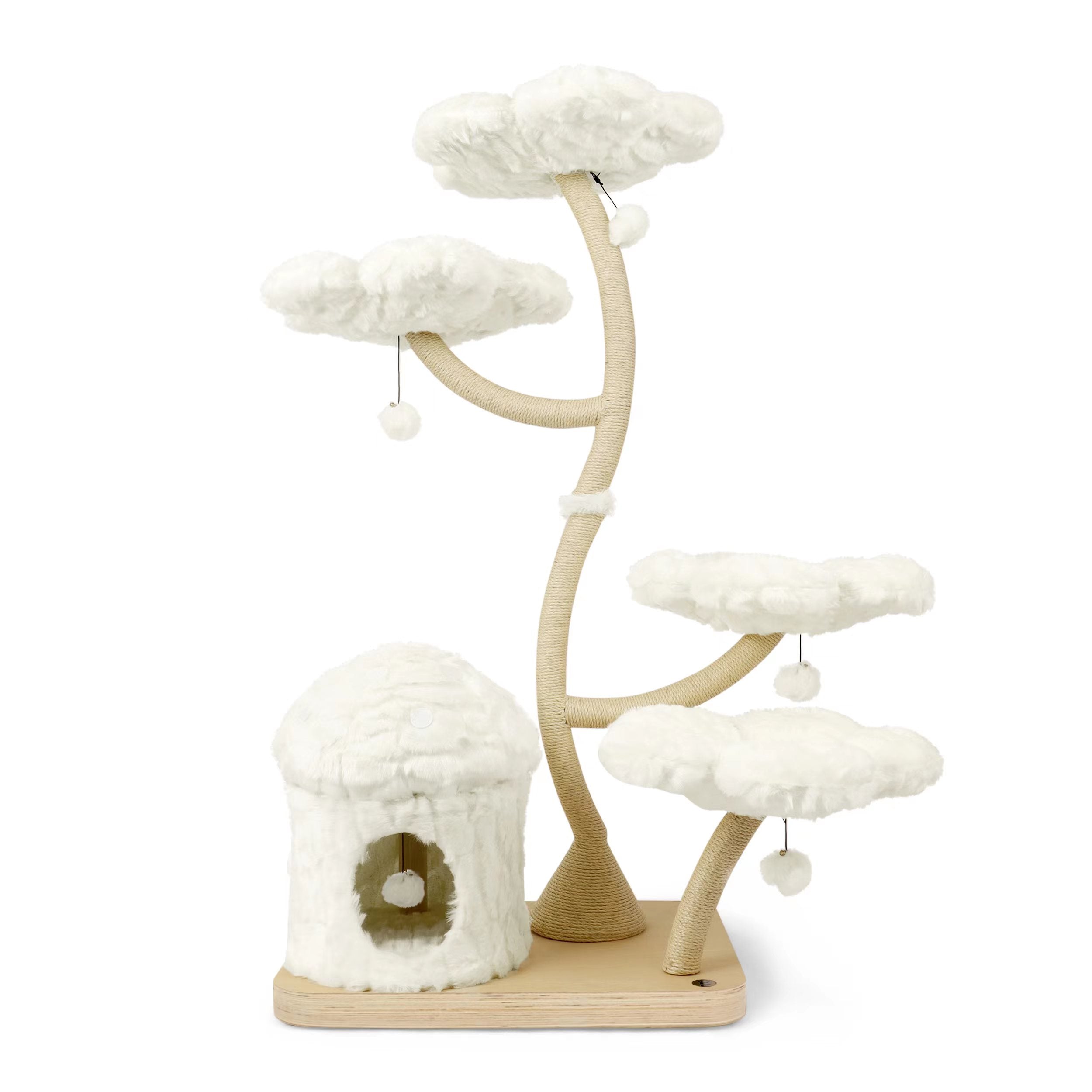 White flower 2025 cat tree