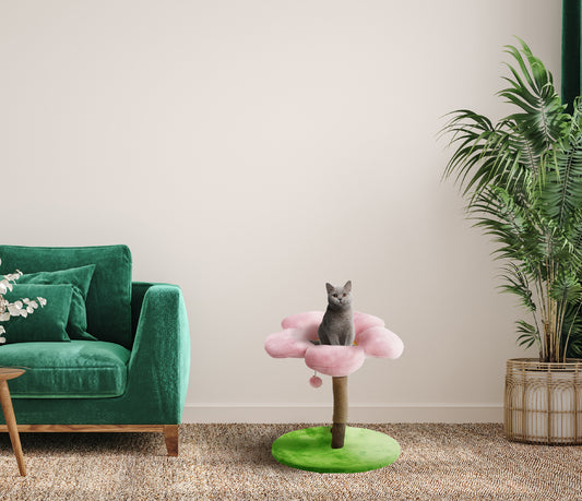 Antagonisme Waarschijnlijk Charmant Modern Cat Tree, Luxury Cat Furniture, Flower Cat Tower | Kbspets – KBSPETS