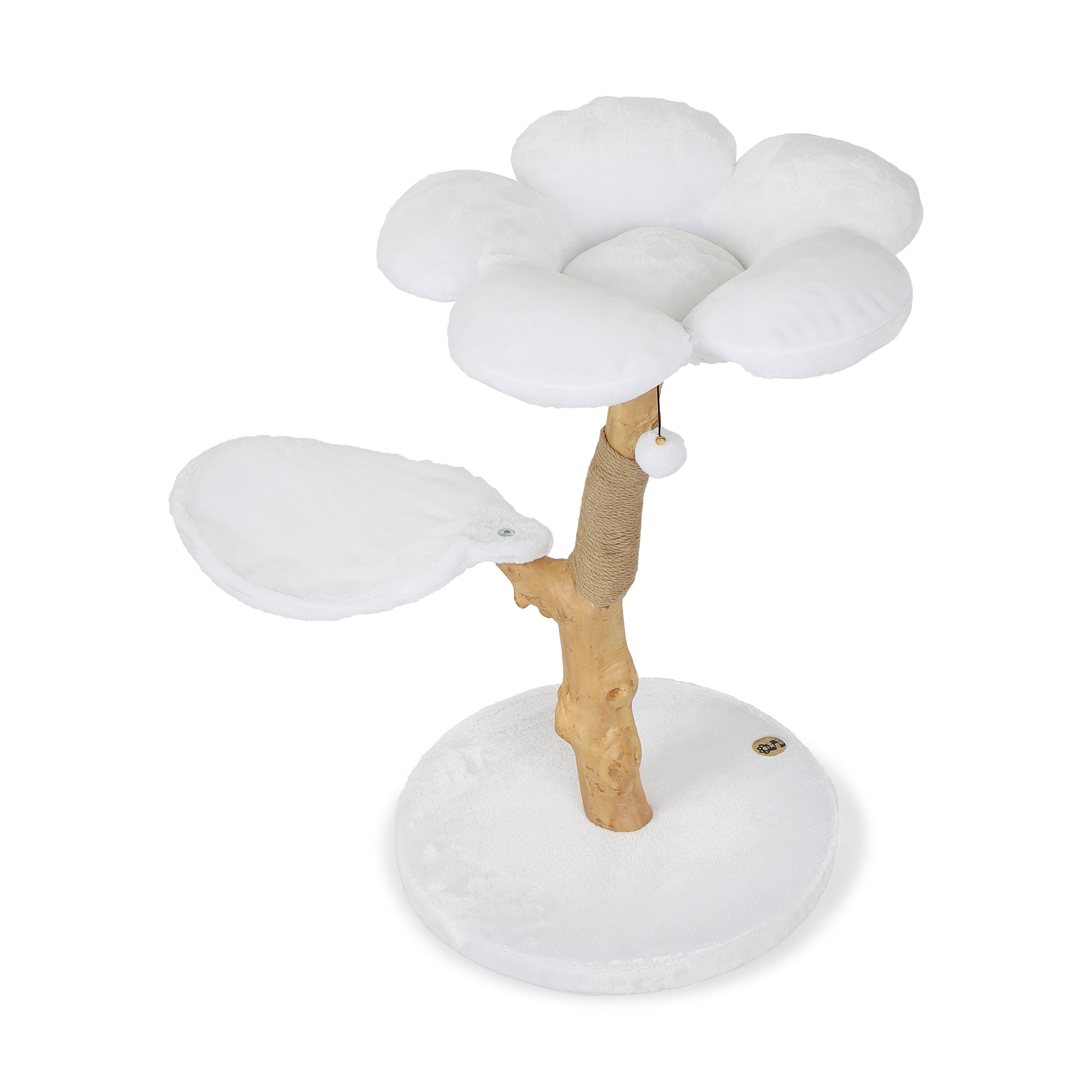 COZY PLUSH BLANC DOS - KBS FLORAL CAT TREE