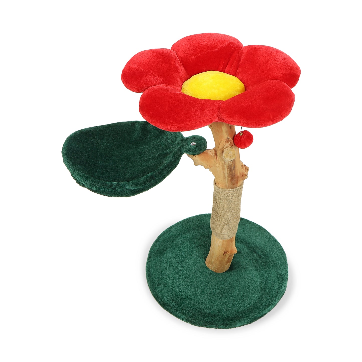 ZINNIA RED DOS - KBS FLORAL CAT TREE