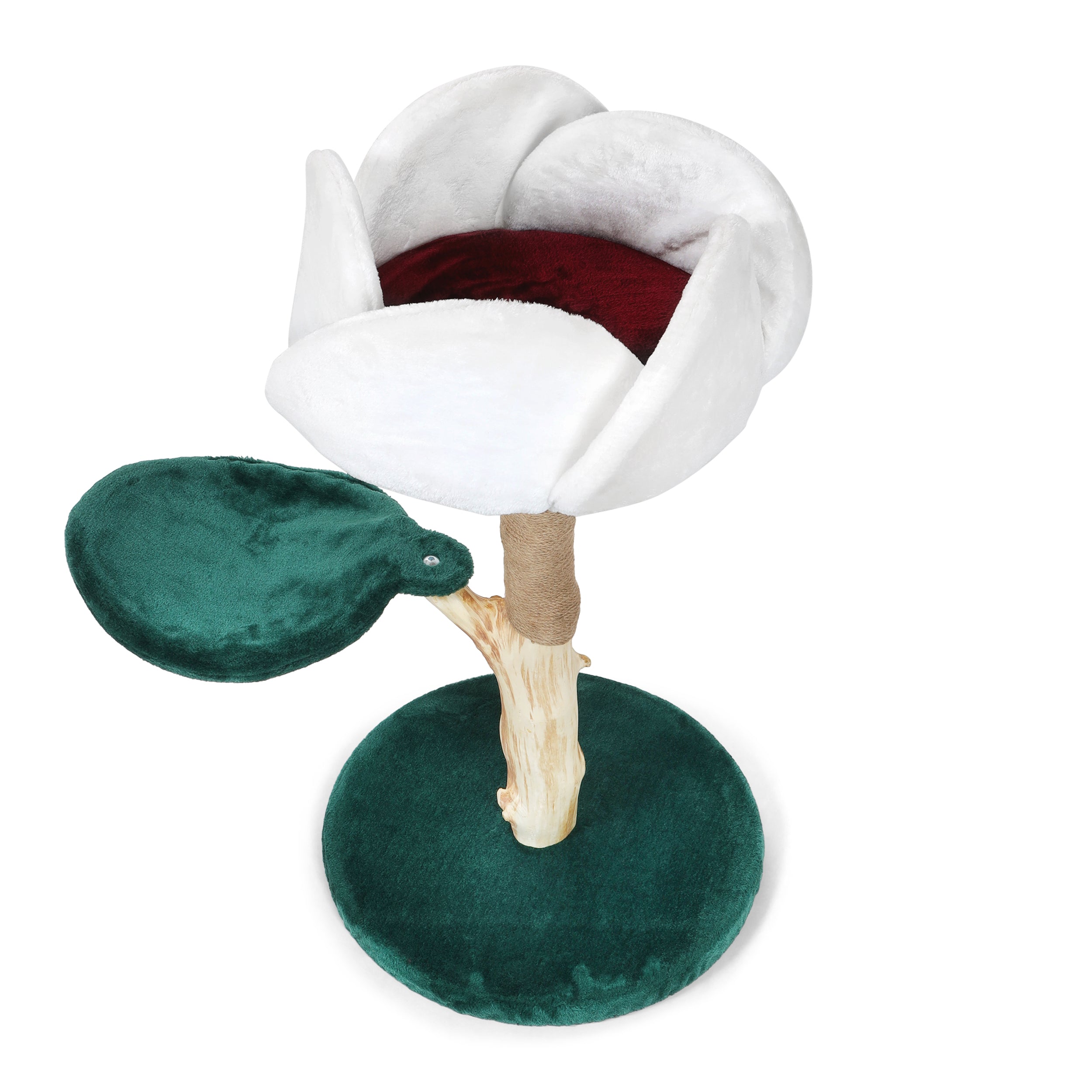 WHITE ROSE - KBS FLORAL CAT TREE